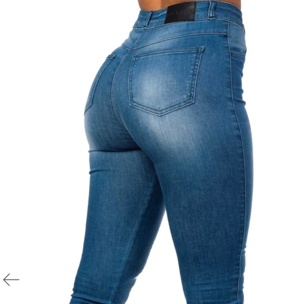 Fitjeans-360 High Waisted in Azure Blue